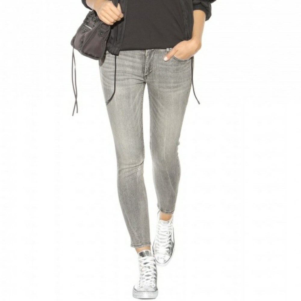 True Religion Halle Mid Rise Super Skinny Jeans